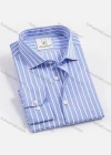 Wholesale Men's Casual Collared Long Sleeve Button Down Striped Shirts - Liuhuamall