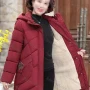 Wholesale Women's Casual Hooded Long Sleeve Fleece Lined Plain Quilted Puffer Coat preview