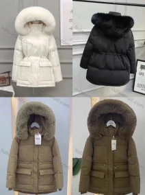 Wholesale Women's Casual Hooded Long Sleeve Faux Wool Plain Puffer Coat, LIUHUA CLOTHING WHOLESALE