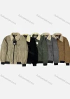 Wholesale Men's Suede Long Sleeve Detachable Fuzzy Collar Bomber Jackets 2999# - Liuhuamall