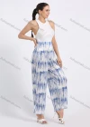 Wholesale Women's Cozy Loose Fit Tie Dye High Waist Pleated Wide Leg Pants - Liuhuamall