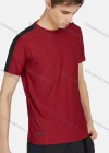 Wholesale Men's Sporty Round Neck Short Sleeve Striped Quick Dry Breathable T-Shirt - Liuhuamall