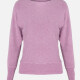 Women's Casual Crew Neck Long Sleeve Plain Sweater Purple Clothing Wholesale Market -LIUHUA
