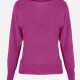 Women's Casual Crew Neck Long Sleeve Plain Sweater B698# Clothing Wholesale Market -LIUHUA