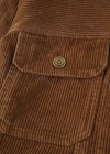 Wholesale Men's Plain Corduroy Collared Flap Pockets Long Sleeve Button Down Casual Jacket - Liuhuamall