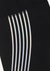 Wholesale Women's Athletic Reflective Stripes High Waist Yoga Elasticity Leggings - Liuhuamall