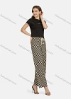 Wholesale Women's Casual High Waist Drawstring Checkerboard Wide Leg Pants 2201# - Liuhuamall