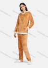 Wholesale Women's Soft Lounge Long Sleeve Embroidery Letter Fuzzy Drawstring Hooded Sweatshirt & Pant Homewear Sets - Liuhuamall