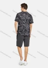Wholesale Men's Athletic Short Sleeve Abstract Print T-shirts - Liuhuamall