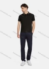 Wholesale Men's Casual Plain 100% Cotton Short Sleeve Polo Shirt 88207# - Liuhuamall
