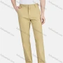 Wholesale Men's Casual Plain 100%Cotton Button Closure Pockets Chino Pants 219-7# preview