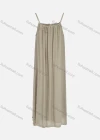Wholesale Women's Casual Lace Up Plain Tatting Cami Dress - Liuhuamall