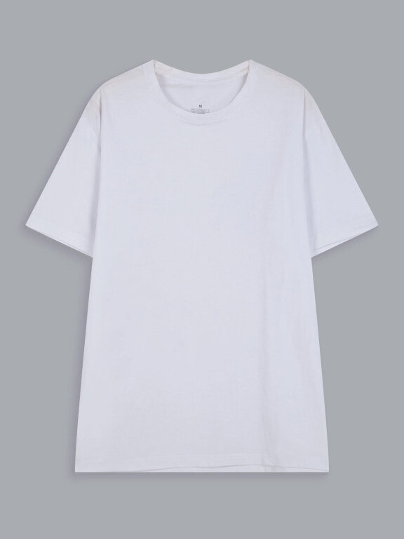 Men's Casual Crew Neck Short Sleeve Plain T-shirt, Clothing Wholesale Market -LIUHUA, All Categories