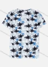 Wholesale Men's Casual Crew Neck Short Sleeve Plant Print T-shirts 26# - Liuhuamall