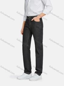 Wholesale Men's Casual Plain Straight Leg Ankle Length Jean YXNW-PTCT-38#, LIUHUA CLOTHING WHOLESALE