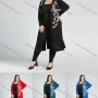 Wholesale Women's Plus Size Casual Long Sleeve Open Front Embroidery Cardigan preview