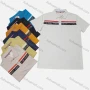 Wholesale Men's Casual Striped Collared Short Sleeve Polo Shirt 2209# preview