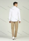 Wholesale Men's Business Button Down Long Sleeve Plain Shirt - Liuhuamall