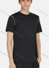 Wholesale Men's Sporty Round Neck Short Sleeve Striped Breathable Quick Dry Plain T-Shirt - Liuhuamall