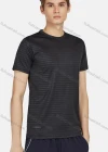 Wholesale Men's Sporty Round Neck Short Sleeve Plain Quick Dry Breathable T-Shirt - Liuhuamall