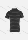 Wholesale Men's Casual Striped Label Letter Print Embroidery Polo Shirt - Liuhuamall