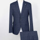 Men's Plaid Print Two Buttons Flap Pockets Lapel Blazer & Suit Pants 2-Piece Suit Sets SD220328S# 313# Clothing Wholesale Market -LIUHUA