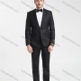 Wholesale Men's Formal Business Plain Lapel One Button Blazer Jacket & Pants 2-Pieces Suit Set BC029# preview