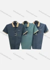 Wholesale Men's Casual Striped Logo Contrast Short Sleeve Polo Shirt 311# - Liuhuamall