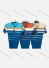Wholesale Men's Casual Colorblock Striped Patch Pocket Short Sleeve Polo Shirt 893# - Liuhuamall