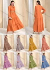 Wholesale Women's Casual Plain Tie Neck Ruched Long Sleeve Maxi Dress With Belt - Liuhuamall