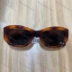 Wholesale Classic Plastic Square Frame Plain Lenses Sunglasses 2011# Brown Clothing Wholesale Market Liuhua