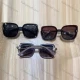 Wholesale Classic Plastic Stainless Steel Square Frame Plain Lenses Sunglasses 2218# 2218# Clothing Wholesale Market Liuhua