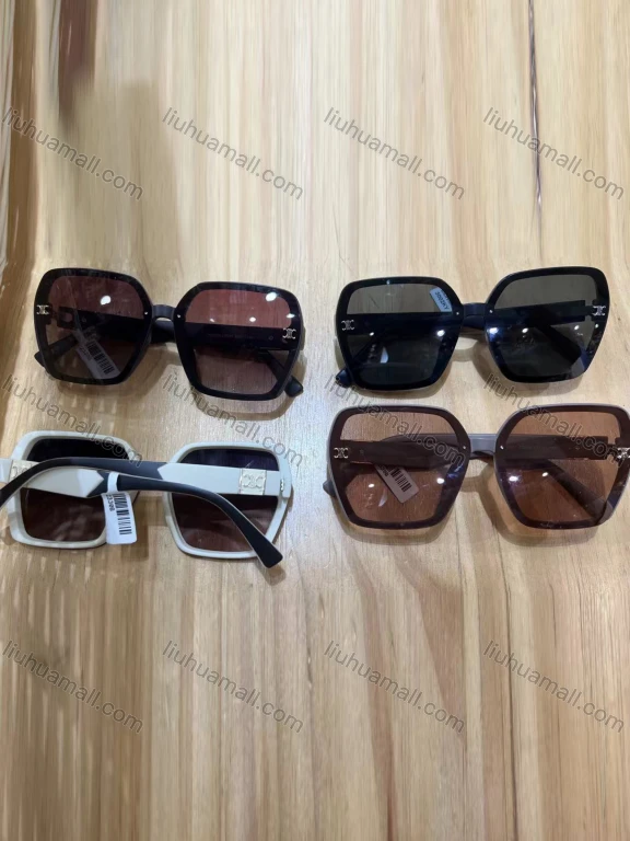 Wholesale Classic Plastic Square Frame Plain Lenses Sunglasses 3002#