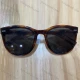 Wholesale Classic Plastic Pilot Frame Plain Lenses Sunglasses V042GLF# Gray Clothing Wholesale Market Liuhua