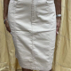 Wholesale Women's Casual Plain High Waist Patch Pocket Pencil Skirt XY2401# White Clothing Wholesale Market Liuhua