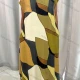 Wholesale Women's Casual Colorblock Crew Neck Patch Pocket Maxi Dress QX2401# Green Clothing Wholesale Market Liuhua