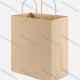 Wholesale Plain Paper Bag（Size S 20.5*27+11CM） Khaki Guangzhou Clothing Wholesale Market & Suppliers -LIUHUAMALL