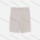 Wholesale Women's Athletic Plain Patch Pockets Seam High Waist Butt Lifting Biker Shorts 26467# Beige Clothing Wholesale Market Liuhua