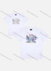 Wholesale Men's Round Neck Short Sleeve Floral Graphic T-Shirt 3549# - Liuhuamall