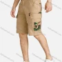 Wholesale Men's Solid Flap Pockets Camo Bermuda Cargo Shorts preview
