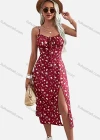Wholesale Women's Ditsy Floral High Waist Thigh Split Cami Dress - Liuhuamall