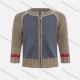 Wholesale Boys Long Sleeve Round Neck Colorblock Zipper Sweater Jacket Slate Gray Clothing Wholesale Market Liuhua
