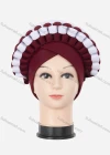 Wholesale Women's Casual Maid Tie Ruched Headwrap Hat - Liuhuamall