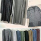 Women's Casual Long Sleeve Plain Cardigan Black Clothing Wholesale Market -LIUHUA