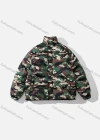 Wholesale Men's Fashion Long Sleeve Stand Collar Camouflage Print Puffer Coat 928# - Liuhuamall