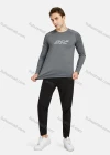 Wholesale Men's Athletic Long Sleeve High Stretchy Running T-shirts - Liuhuamall
