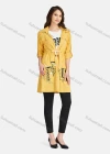 Wholesale Women's Casual Letter Print Round Neck Tank Top & Long Sleeve Lapel Drawstring Mid Length Jacket 2 Piece Set - Liuhuamall