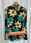 Wholesale Women's Vintage Long Sleeve Floral Print Button Down Shirts - Liuhuamall