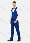 Wholesale Men's Formal Lapel Plain Pockets Blazer & Double Breasted Vest & Pant 3 Pieces Suit Sets - Liuhuamall