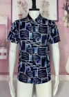 Wholesale Men's Casual Allover Print Baroque Style Short Sleeve Shirt - Liuhuamall
